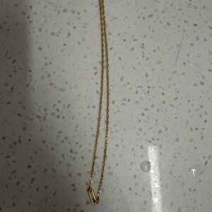 Gold Paperclip Chain Necklace Minimalist Necklace